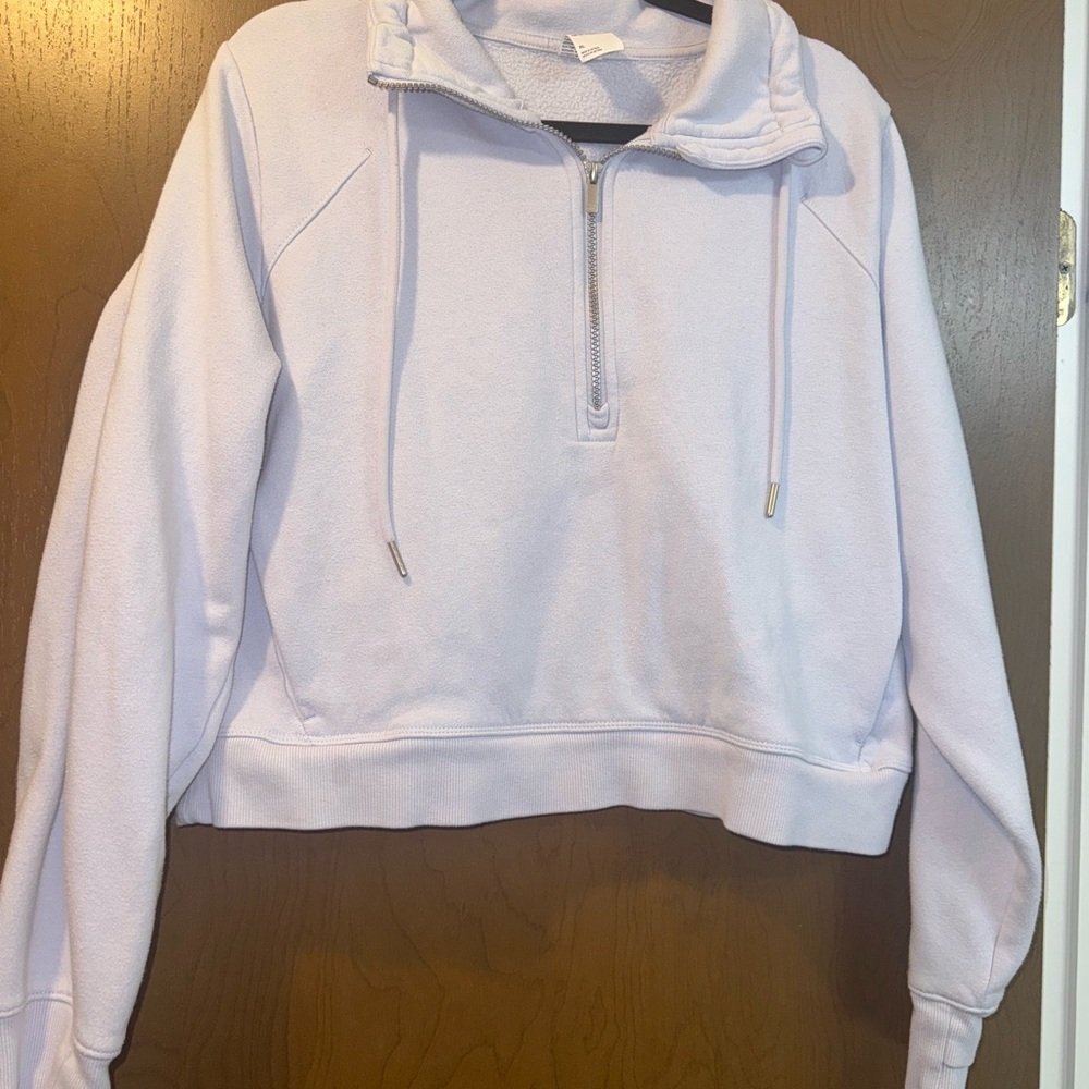 All in Motion Light Purple Half-Zip Hoodie